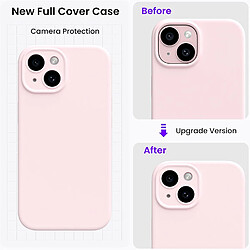 Coque Pour iPhone 15 Plus Silicone Rose Little Boutik®