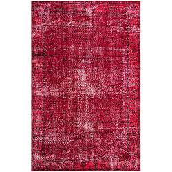 Vidal Tapis de laine 264x170 rouge Ultra Vintage 