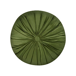 Beliani Coussin BODAI Velours 38 x 38 cm Unicolore Vert