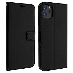 Avizar Housse Apple iPhone 11 Pro Étui Porte carte Support Vidéo Vintage noir