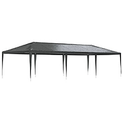 vidaXL Tente de réception professionnelle 4x9 m Anthracite 90 g/m²