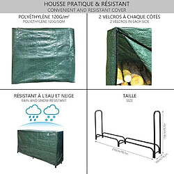 Vounot Serre buche 2m avec housse de protection pas cher