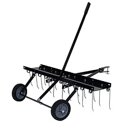 vidaXL Scarificateur pour tondeuse autoportée 100 cm