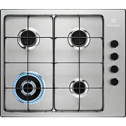 Electrolux EGS6414X plaque Acier inoxydable Built-in (placement) Gaz 4 zone(s)