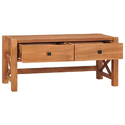 Maison Chic Meuble TV scandinave - Banc TV pour salon 100x40x45 cm Bois de teck -MN26912