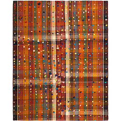 Vidal Tapis de laine 185x150 orange Jajim