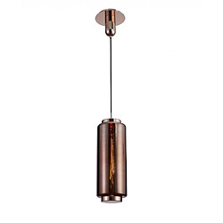 Luminaire Center Suspension design Jarras Cuivre 1 ampoule 71cm