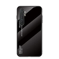 Coque en TPU hybride de couleur dégradé noir pour votre Xiaomi Mi Note 10 Lite