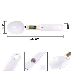 Avis Universal 500 g Capacité 0,1 g Café Thé Balance électronique numérique Cuillère de mesure de cuisine Appareil de pesage Écran LCD Coupe de cuisson Mini | Balance de cuisine(blanche)