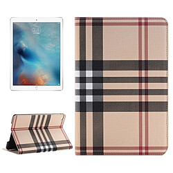 WEWOO Smart Cover iPad Pro 12.9 - Grille texture Housse iPad Pro 12.9 - Cuir PU - Slots cartes - Support horizontal