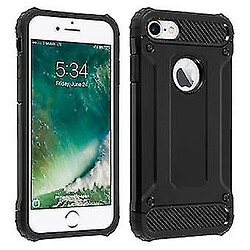 Universal Case de protection contre les chocs iPhone 7/8 - Protection d'automne - noir