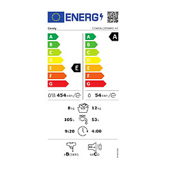 Lave-linge séchant 12/8kg 1400 tours/min - CSWS4128TWME-47 - CANDY