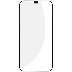 Avizar Verre Trempé pour iPhone 12 Biseauté 5D Surface Full Glue + Applicateur Noir