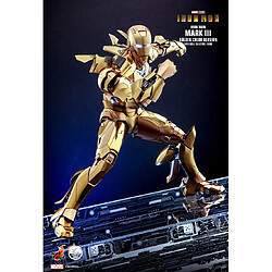 Hot Toys QS024 - Marvel Comics - Iron Man - Iron Man Mark III Golden Color Version pas cher