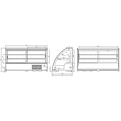 Avis Vitrine Réfrigérée à Poser - 201 Litres - Combisteel