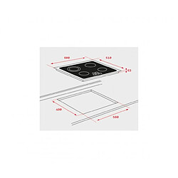 Plaques Vitro-Céramiques Teka 60 cm 60 cm