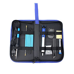 Wewoo Outil de soudure noir 2 en 1 Fer à souder Tool Set avec sac, UE Plug