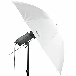 Parapluie translucide walimex pro blanc, 150 cm