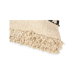 Acheter ICONIK INTERIOR Coussin de style boho Bali - Housse et Rembourrage inclus - Daviniu Noir