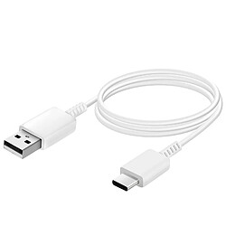 Câble USB vers USB-C Charge rapide 1 mètre D'origine Samsung EP-DG970BWE blanc