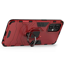 Avis Htdmobiles Coque pour Oppo Reno 8 Lite 5G / OnePlus Nord N20 5G - housse etui rigide anti choc + verre trempe - ROUGE