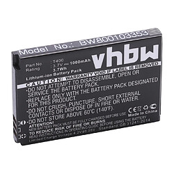 Vhbw Batterie LI-ION 1000mAh pour Swissvoice MP40 remplace T-400