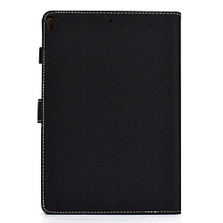 Avis Wewoo Housse Étui Coque en cuir à rabat horizontal de couleur unie pour iPad avec supportfentes cartes et logement stylofonction veille et réveil noir