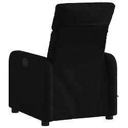 Avis vidaXL Fauteuil de massage inclinable Noir Tissu