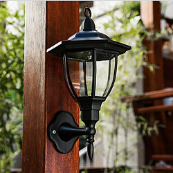 Universal Lampe murale solaire extérieure imperméable à l'eau LED vue villa décoration palais rétro lampe de jardin pas cher