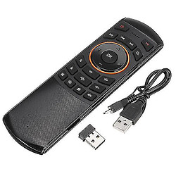 Acheter Universal X6 2.4g sans fil mini double clavier à télécommande d'apprentissage de souris aérien