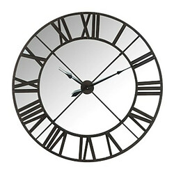 Paris Prix Horloge Murale Miroir Minuit 122cm Noir