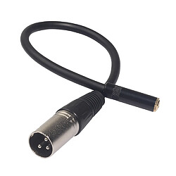 rca / xlr femelle vers xlr mâle xlr adaptateur de câble pour casque audio ligne 30cm a