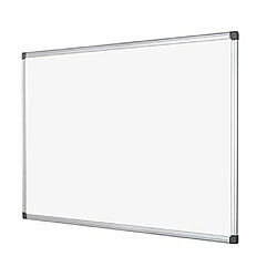 Bi-Office Maya Tableau blanc non magnétique avec cadre en aluminium 90 x 60 cm Blanc