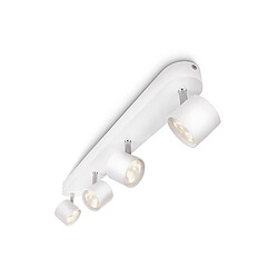 Avis spot à led - philips myliving star - 4 x 4.5w - blanc - philips 562443116