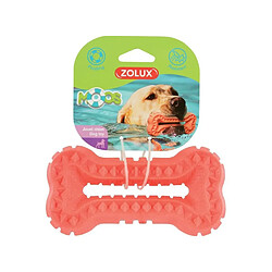 ZOLUX Jouet flottant en forme d'os - 8 x 3 x 16 cm - Orange - Pour chien