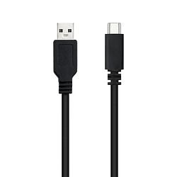 Câble Nanocable 2.0 3A USB-C Mâle vers USB-A Mâle - Longueur 1,50m - Couleur Noir