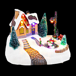 BigBuy Christmas Décorations de Noël Multicouleur Polyrésine 20 x 14 x 15 cm