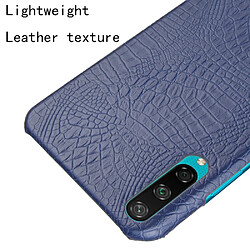 Acheter Wewoo Coque Rigide Pour Huawei Honor Play 3 Crocodile antichoc Texture PC + étui en PU bleu