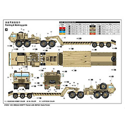 Acheter Trumpeter Maquette Camion M983a2 Hemtt Tractor With M870a1 Semi-trailer