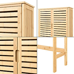 Helloshop26 Meuble de rangement pour WC à 2 portes 170 x 66 x 23 cm 03_0006848 pas cher