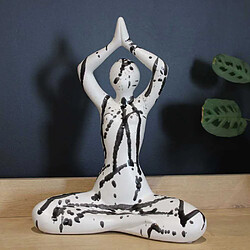 Avis Drimmer Statuette yoga en céramique Zoya splash.