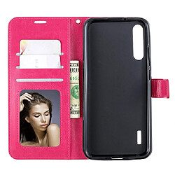 Acheter Wewoo Housse Coque Crazy Horse Texture Horizontal Étui en cuir avec support et fentes pour cartes et portefeuille et cadre photo Xiaomi Mi A3 rose