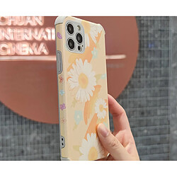 Avis C23 Couverture arrière de la couverture mobile Shell Soft Shell Dessin animé Daisy Motif anti-chute et couverture de protection antidérapante pour l'affaire iPhone 12Pro