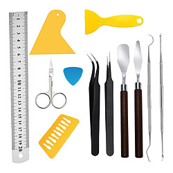 Avis Outils De Désherbage De Vinyle De Précision Craft Set Kit D'outils De Base En Vinyle Noir