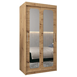 Abiks Meble Armoire PROMO T3 À Portes Coulissantes 200/100/62 2 Portes (Artisan/Artisan)