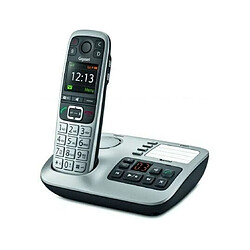 Téléphone sans fils dect noir/argent avec répondeur - e560a - GIGASET