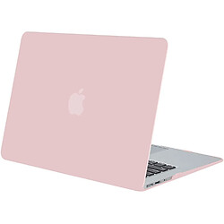 MOSISO Coque Compatible avec MacBook Air 13 Pouces A1369/A1466 Ancienne Version Sortie 2010-2017, Ultra Slim Plastique Snap on Coque Rigide Compatible avec MacBook Air 13 Pouces, Rose Quartz