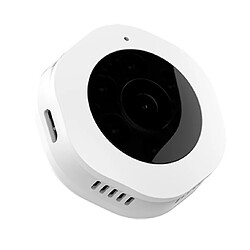 Chrono Mini caméra WiFi sans fil avec une voiture magnétique puissante pour la plongée à domicile 1080p/720p HD Super Mini caméra de surveillance, blanc