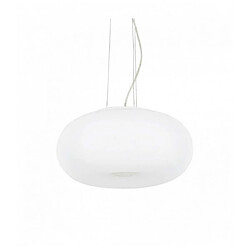 Ideal Lux Suspension Blanche ULISSE 3 ampoules Diamètre 42 Cm