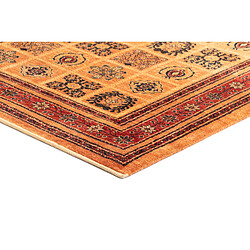 Avis Vidal Tapis de laine 150x108 orange Kashkuli